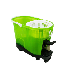 Plastic bucket lock and lock floor cleaning mop 360 cleaning mop