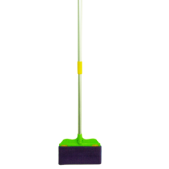 Foldable Handle Pole Window Cleaning Flat Mop Broom
