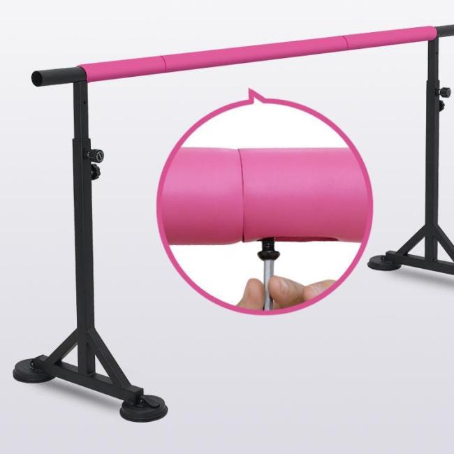 BNcompany powder coated gymnastic portable ballet barre dance height adjustable bar for home club training training