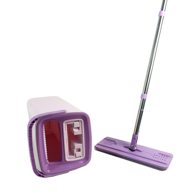 Hand Free Magic Flat mop Cleaning Mob for Wooden Floor